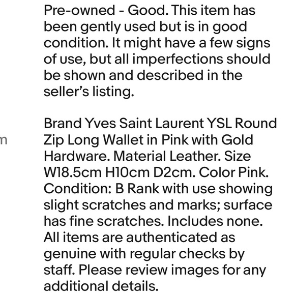 Yves Saint Laurent Fuchsia Clutch with Gold Logo - Picture 7 of 7